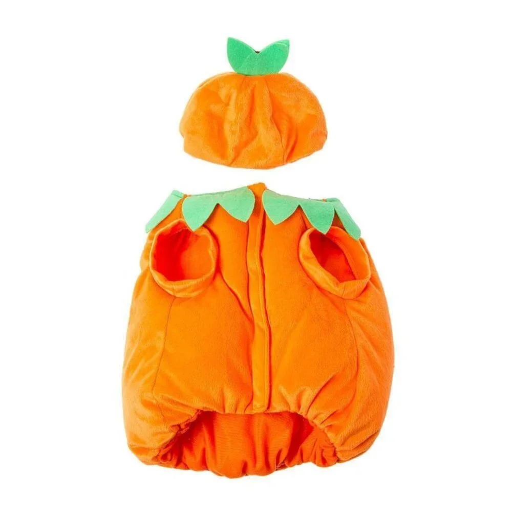 Claire's Halloween Pumpkin Pet Costume Large 16-20 lbs. New
